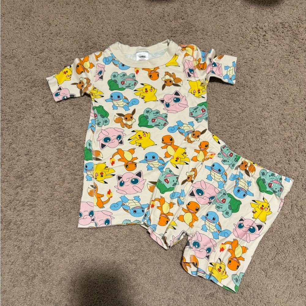 Hanna Andersson Kids Pajama Set - pokemon Print
